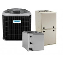 3 Ton 14 SEER AFUE 60,000 BTU AirQuest Gas Furnace and Heat Pump System - Upflow/Downflow