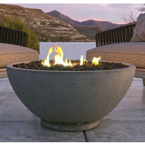 Firegear Sanctuary 2 Series 39-Inch Round Gas Fire Pit With Push Button Ignition