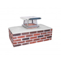 Ventis Stainless Steel Single Flue Chimney Cap With Flat Lid - SSSB