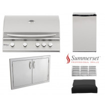 Summerset 5-Piece Outdoor Kitchen Package With Sizzler 32-Inch Grill - Summerset Sizzler 32 Package 1