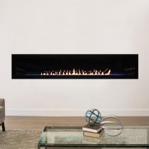 Empire Boulevard Vent-Free Linear Fireplace - 72-inch