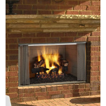 Majestic 36-Inch Villawood Outdoor Wood Fireplace ODVILLA-36