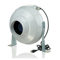 VENTS-US VK 100 Series 4" Inline Centrifugal Plastic Fan - VK 100
