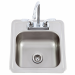 Lion 15 X 15 Outdoor Rated Stainless Steel Sink With Hot/Cold Faucet