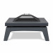 Real Flame Breton Gray Wood Burning Fire Pit - 940-GRY - Side