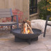 Real Flame Anson Gray Wood Burning Fire Pit - 958-GRY - Lifestyle
