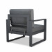 Real Flame Baltic Chair Set (2 Chairs) Gray - 9611-GRY - Back