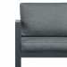 Real Flame Baltic Love Seat - Gray - 9624-GRY - Detail