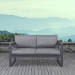 Real Flame Baltic Love Seat - Gray - 9624-GRY - Lifestyle