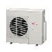 24,000 BTU Fujitsu Halcyon Multi-Zone Ductless XLTH Heat Pump Condenser w/ Base Pan Heater