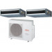 Fujitsu 18,000 BTU 16 SEER Dual Zone Heat Pump System 7+9 - Concealed Duct