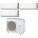 Fujitsu 24,000 BTU 18 SEER Tri Zone Heat Pump System 7+7+7 - Wall Mounted