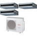 Fujitsu 24,000 BTU 15.5 SEER Tri Zone Heat Pump System 7+9+9 - Concealed Duct