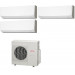 Fujitsu 24,000 BTU 20 SEER Tri Zone Heat Pump System 7+9+9 - Wall Mounted