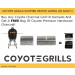 Coyote 36-Inch Freestanding Stainless Steel Charcoal Grill - C1CH36/C1CH36CT