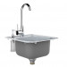 Sunstone 17-Inch Single Sink W/Hot & Cold Water - A-SS17- Front View