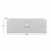 Real Flame Sedona Rectangle Protective Cover Light Gray - A11812 - Dims