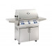 Fire Magic Aurora A660s 30-Inch Freestanding Propane Gas Grill With Analog Thermometer, Rotisserie And Single Side Burner - A660s-8EAP-62