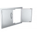 Sunstone Classic 30-Inch Double Access Door Flush Mount - A-DD30- Door Open View