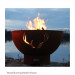 Fire Pit Art Gas Fire Pit- Antlers