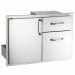 AOG 30-Inch Access Door & Double Drawer Combo - 18-30-SSDD