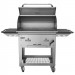 Bull 30-Inch Outdoor Products Built-In Bison Charcoal Stainless Steel Grill With Cart - 67531