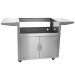 Blaze 32-Inch Freestanding Stainless Steel Charcoal Grill With Adjustable Charcoal Tray - BLZ-4-CHAR /BLZ-4-CART - cart