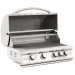 Blaze Gas Grill - LTE- 4 Burner Marine Grade With Lights - side view grill