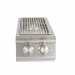 Blaze LTE Built-In Gas Stainless Steel Double Side Burner With Lid - BLZ-SB2LTE - assembled
