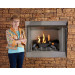 Empire Carol Rose Outdoor 36-Inch Electronic Ignition Fireplace With Logs- OP36FP72M / OLX24WR 