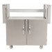 Sunstone 4 Burner 34 Inch Freestanding Gas Grill With Cart - SUN4B/Cart - Wing Shelves Folded View