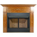 Buck Stove Model ZCBBXL 36" Vent Free Gas Fireplace Deluxe Builders Box with Oak Log Set - Natural Gas