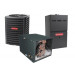 2 Ton 13 SEER 80% AFUE 80,000 BTU Goodman Gas Furnace and Air Conditioner System - Horizontal