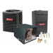 1.5 Ton 14.5 SEER 80% AFUE 80,000 BTU Goodman Gas Furnace and Heat Pump System - Horizontal