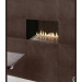 Empire Carol Rose Loft Series Outdoor Gas Fireplace Burner - Shown in Custom Masonry Firebox