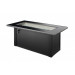 The Outdoor Greatroom Monte Carlo Linear Gas Fire Pit Table - MCR-1242-BLK-K