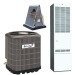 3 ton 13 SEER 80% 90,000 BTU Revolv AccuCharge Mobile Home Air Conditioner and Gas Furnace System