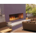 Empire Outdoor 60 Inch Linear Gas Fireplace With Fire Glass - OLL60FP12S / DG1