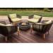 Prism Hardscapes Moderno II 29-Inch Round Gas Fire Pit - PH-401 - Lifestyle
