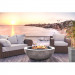Prism Hardscapes Moderno IV 48-Inch Round Gas Fire Pit - PH-404 - Lifestyle 2