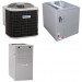 2.5 Ton 15 SEER 80% AFUE 90,000 BTU AirQuest Gas Furnace and Heat Pump System - Multi-positional