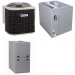 3 Ton 15 SEER 96% AFUE 120,000 BTU AirQuest Gas Furnace and Heat Pump System - Multi-positional