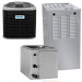 2 Ton 16 SEER 80% AFUE 44,000 BTU AirQuest Gas Furnace and Heat Pump System - Upflow/Downflow