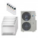 Perfect Aire 48,000 BTU 21.5 SEER Five Zone Heat Pump System 12+12+12+12+12 - Floor Mounted