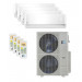 Perfect Aire 48,000 BTU 21.5 SEER Quad Zone Heat Pump System 12+12+12+18 - Wall Mounted