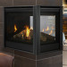 Majestic Pearl II 36 Inch See Through Direct Vent Multi Side Top/Rear Gas Fireplace with Intellifire Touch Ignition (NG)