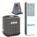 3.5 ton 14 SEER 95% AFUE 45,000 BTU Revolv AccuCharge Mobile Home Air Conditioner and Gas Furnace System