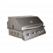 RCS Premier Series 32-Inch Built-In Gas Grill With Rear Infrared Burner - RJC32A/RJC32ALP - Right side VIew