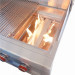 Sunstone Ruby 36-Inch 4 Burner Pro-Sear Built-In Gas Grill with Rotisserie - Ruby4BIR- Burner Flame