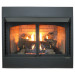 Buck Stove Model ZCBBXL 36" Vent Free Gas Fireplace Deluxe Builders Box with Oak Log Set - Liquid Propane